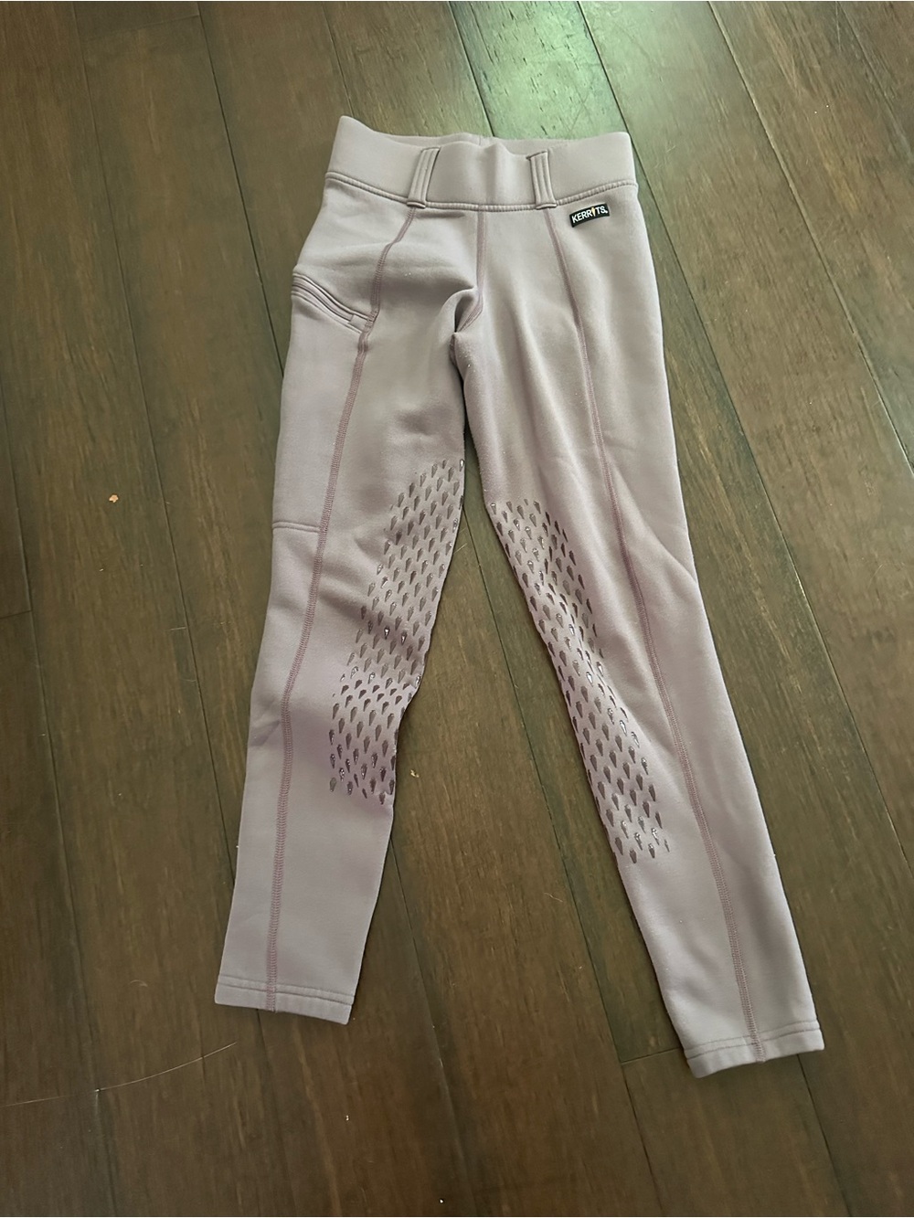 Kerrits Dusty Lilac Grip Fleece Leggings